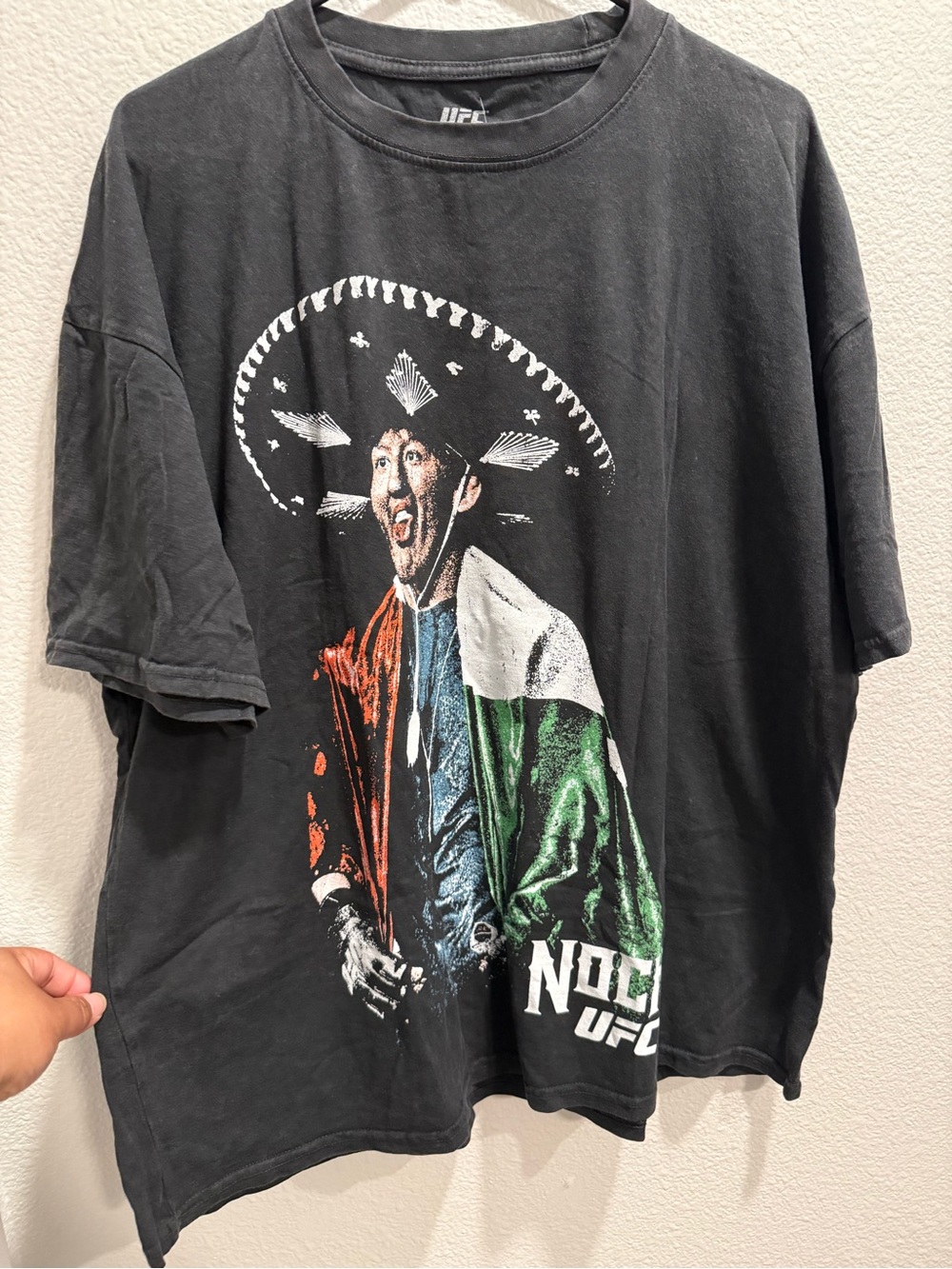Noche UFC Raul Rosas Black Short Sleeve Graphic Tee